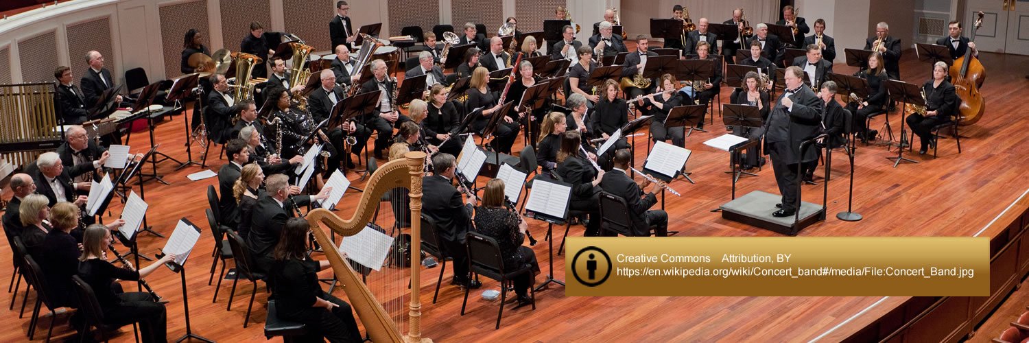 World Concert Band banner
