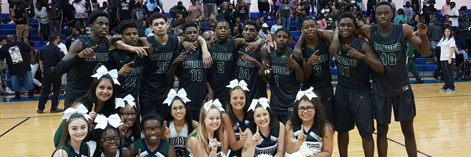 Rudder High Cheer banner