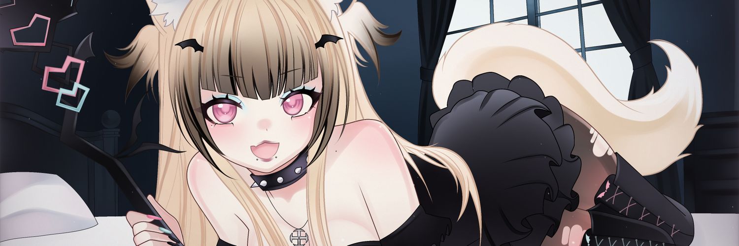 kits 🦊🦇 goth shinigami【VRawr】 banner