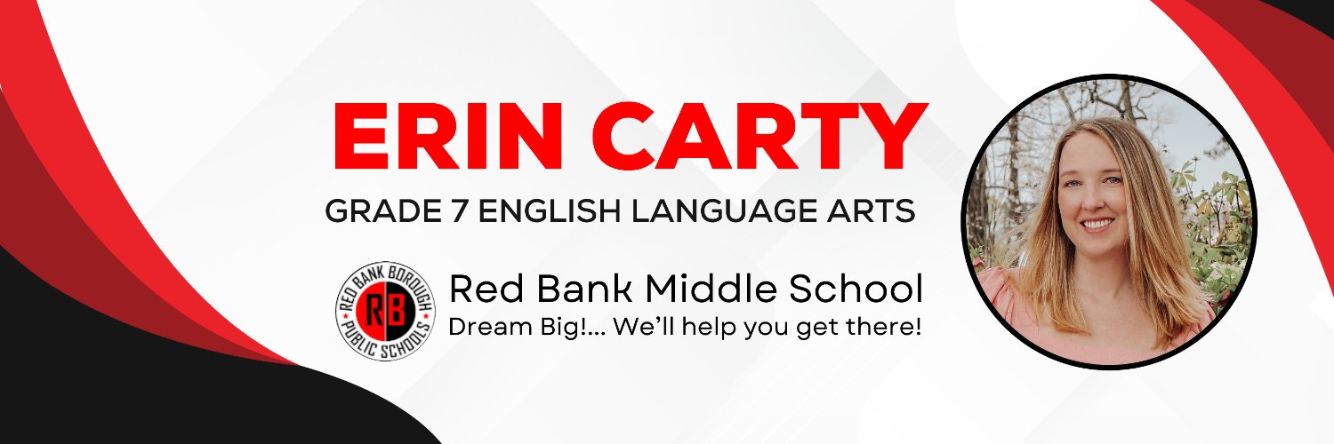 Mrs. Erin Carty | 🚀 Red Bank Middle School banner