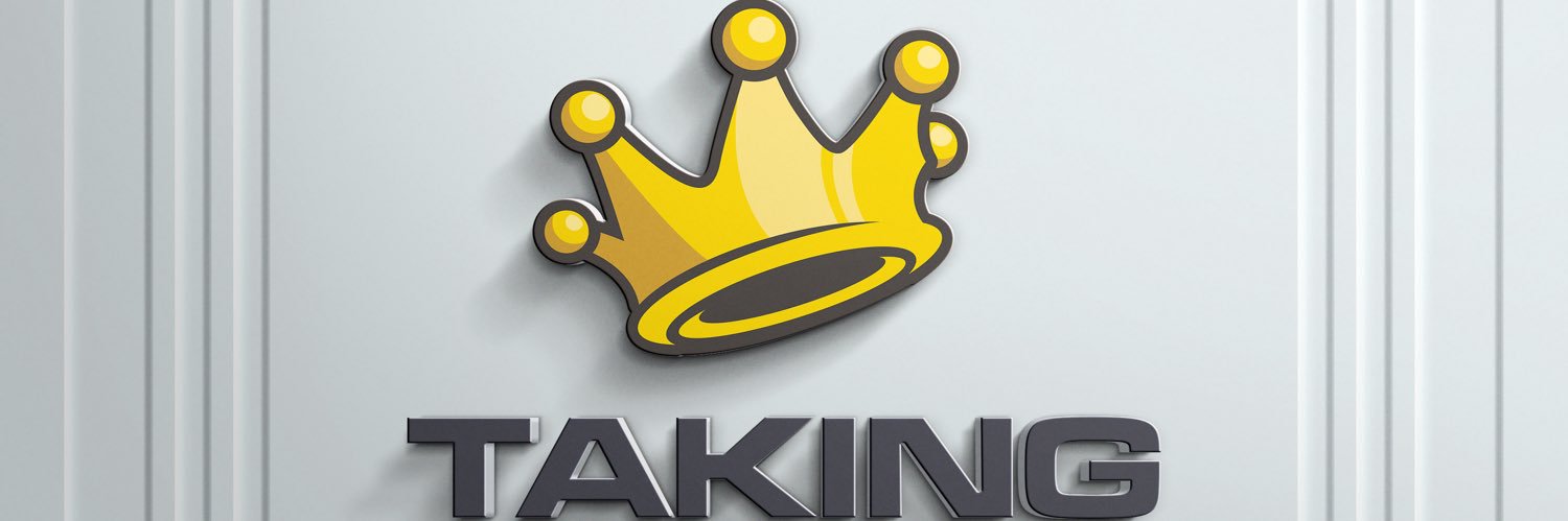 Twitter banner for @Taking