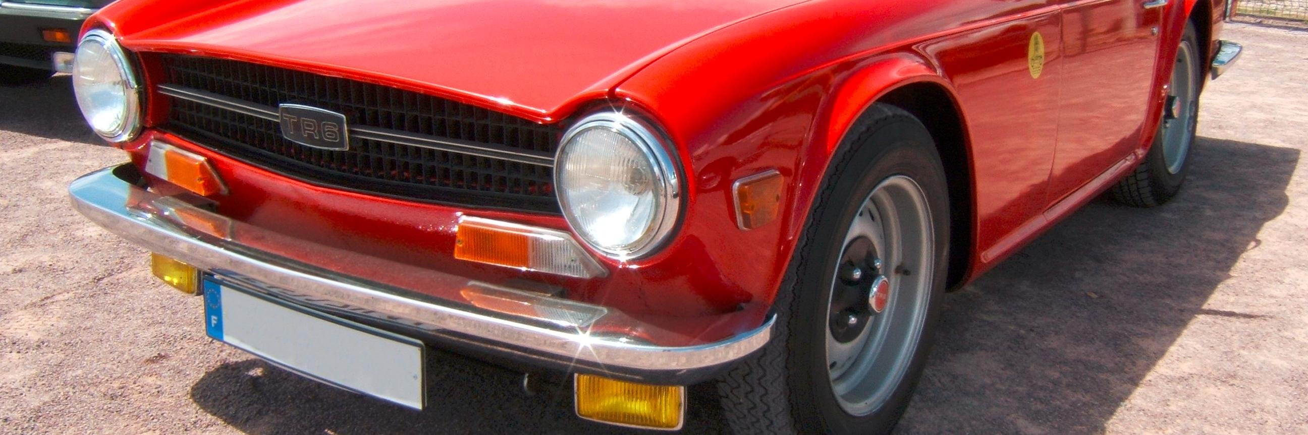 Triumph TR6 banner