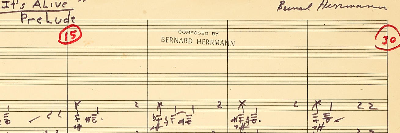 Bernard Herrmann Archive banner