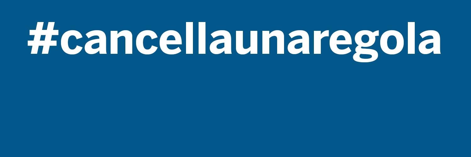 cancellaRegola's profile banner image