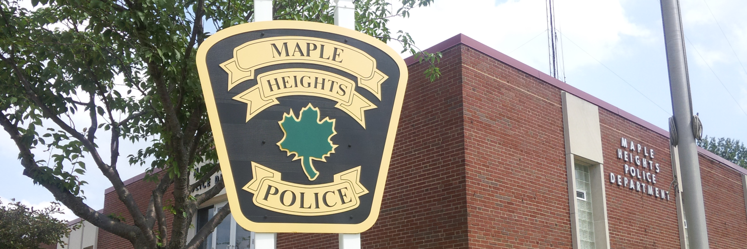 Maple Heights Police banner