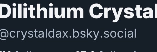 Dilithium Crystal banner