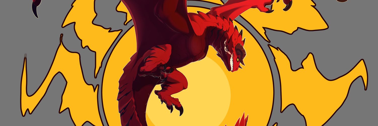 Smiling Drago banner