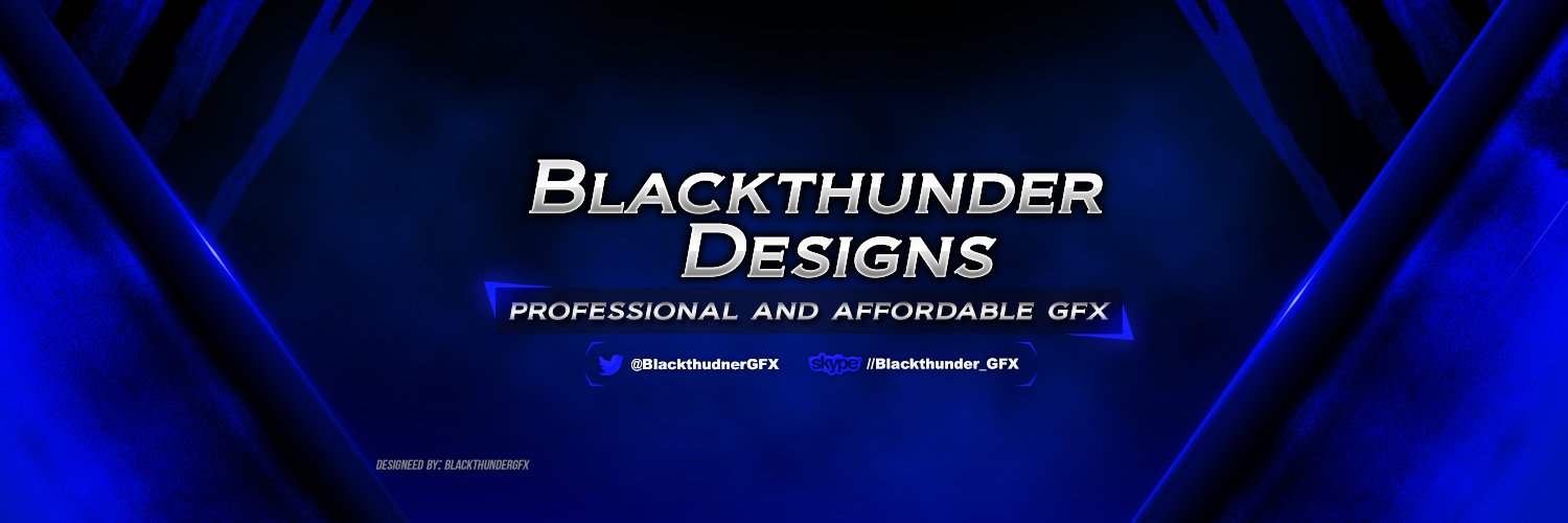 BlackthunderGFX's profile banner image