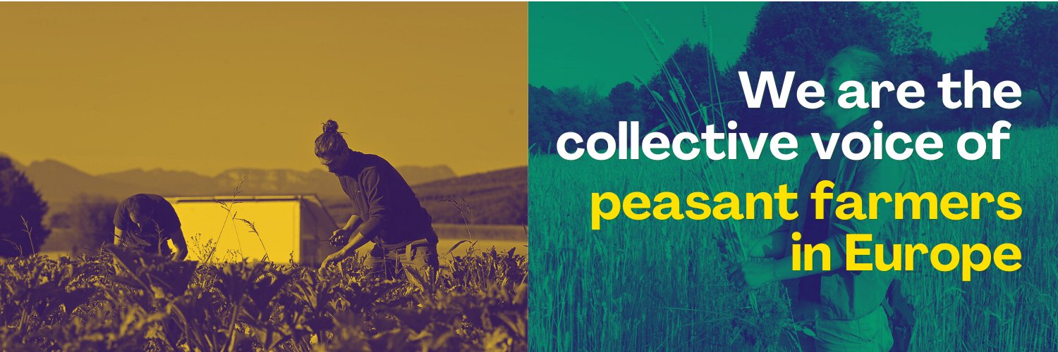 European Coordination Via Campesina banner