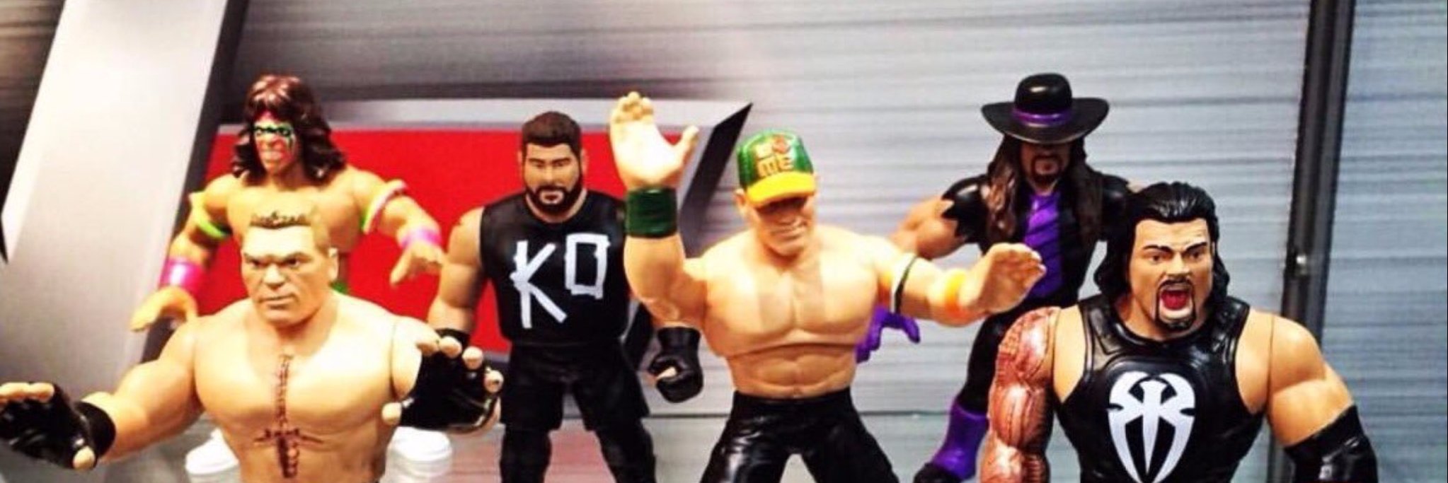 WWE Mattel Retro banner