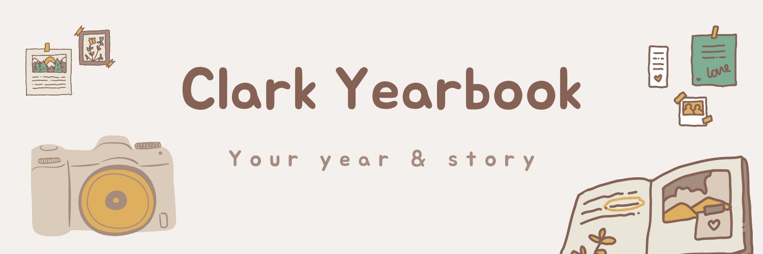 Clark HS Yearbook banner