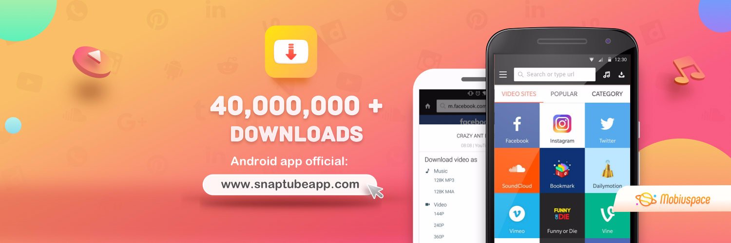 SnapTube Official banner