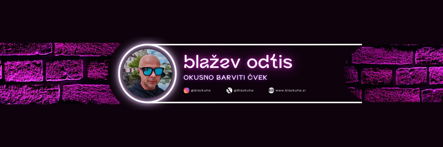 BlazKuha's profile banner image