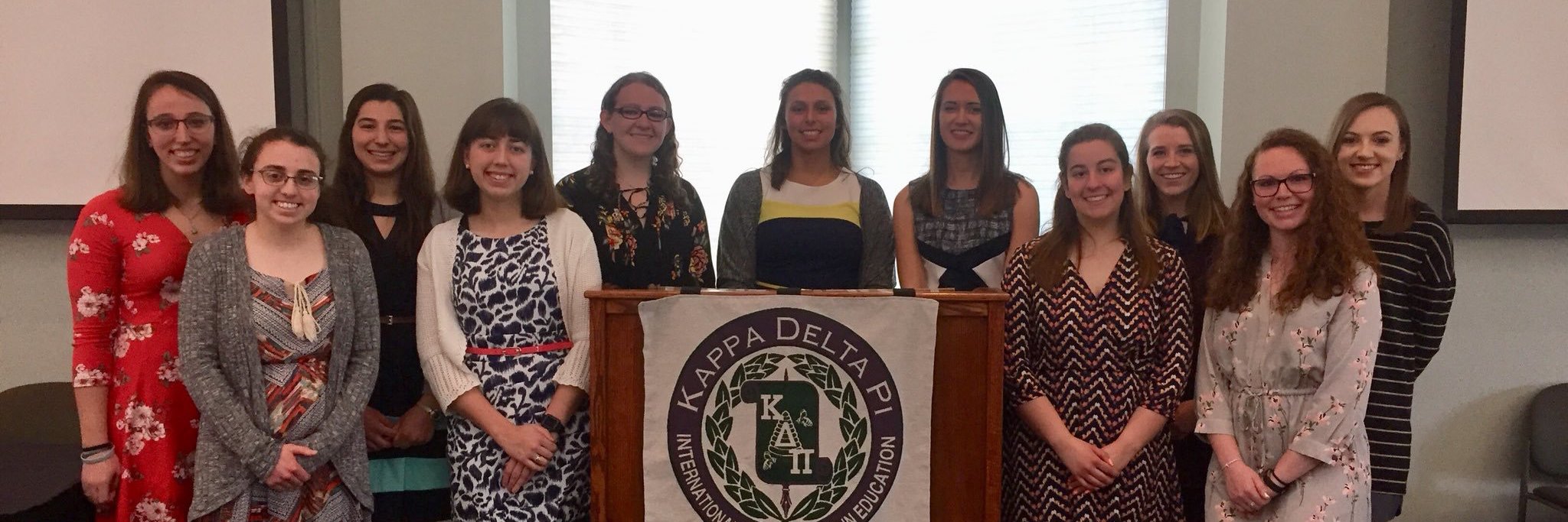 Etown Kappa Delta Pi banner