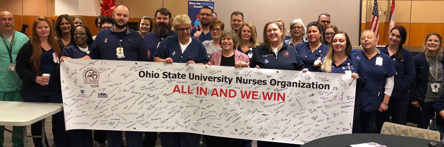OSUNO (Ohio State Nurses Organization) banner