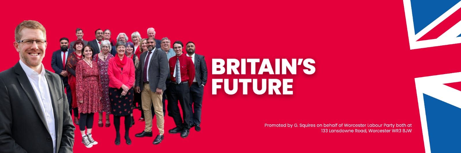 Worcester Labour Party banner