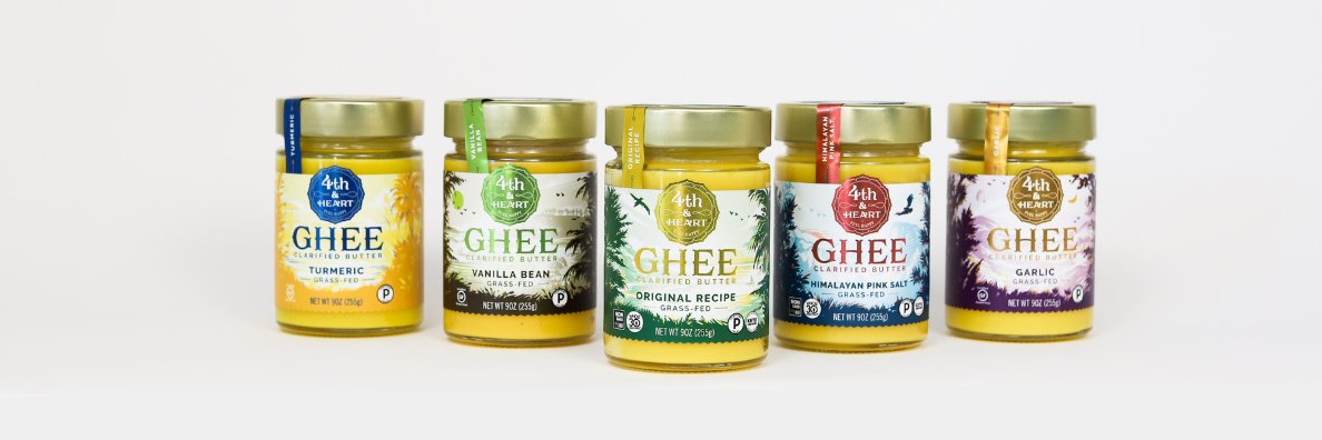 4th & Heart Ghee banner