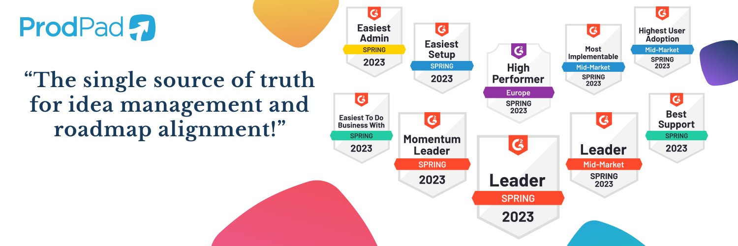 ProdPad 🌟 product software banner