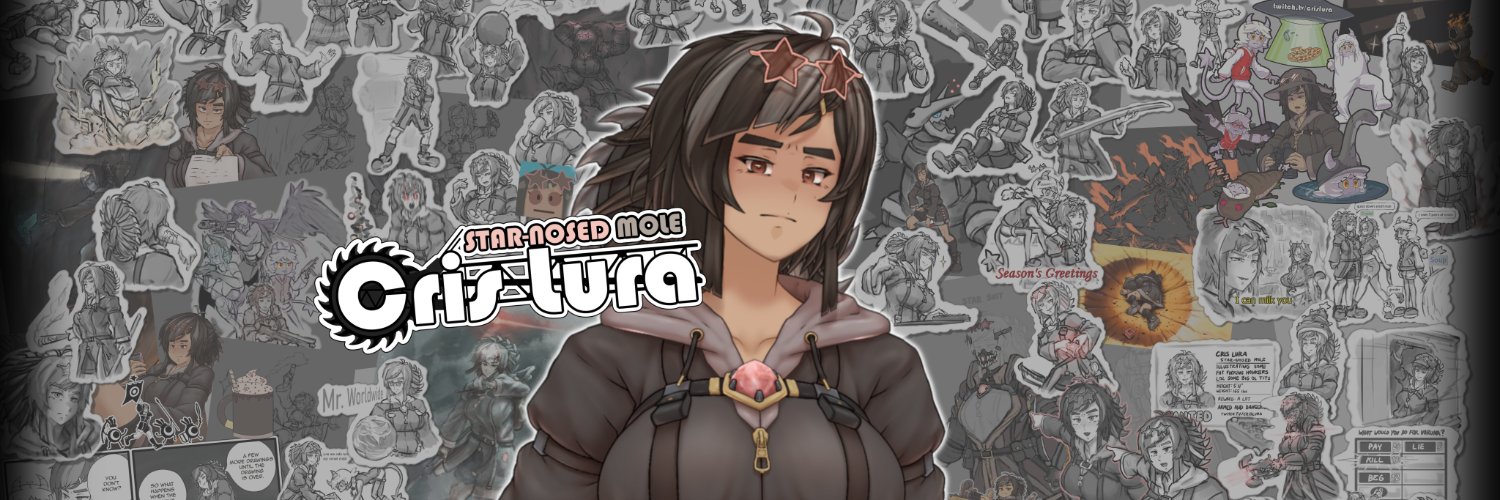 Cris Lura ⛏️ Mole Vtuber banner