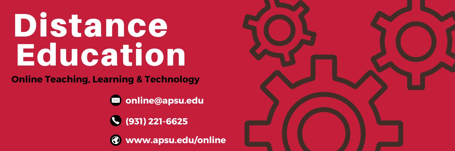 APSU Distance Ed banner