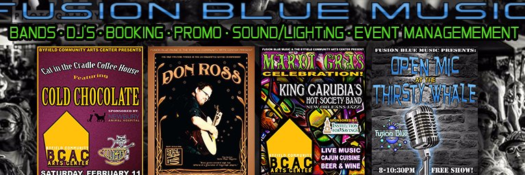 Fusion Blue Music banner
