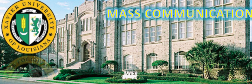 XULA Mass Comm Department banner