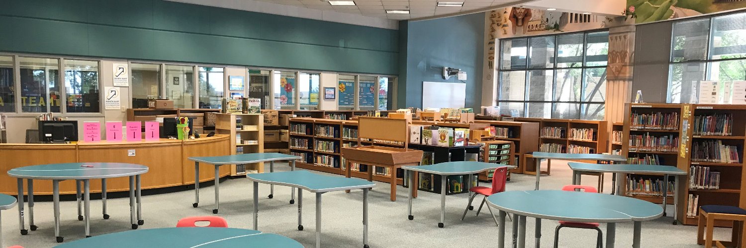 Stone Oak ES Library banner