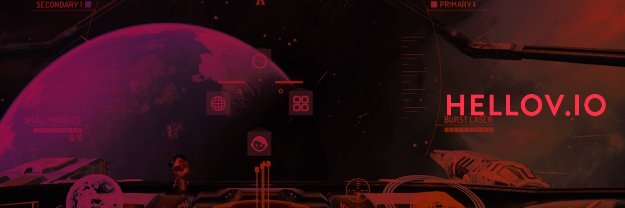 V banner