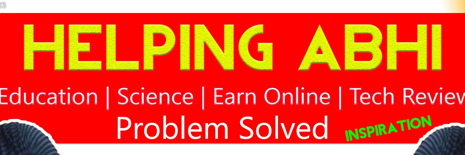 HelpingAbhi's profile banner image