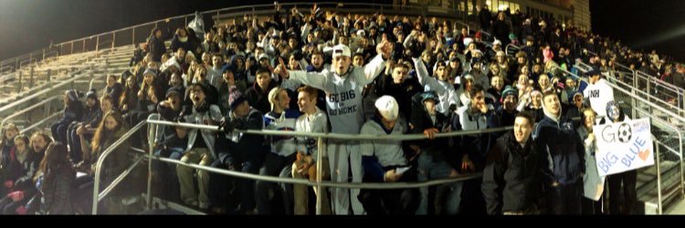 Big Blue Fan Section banner