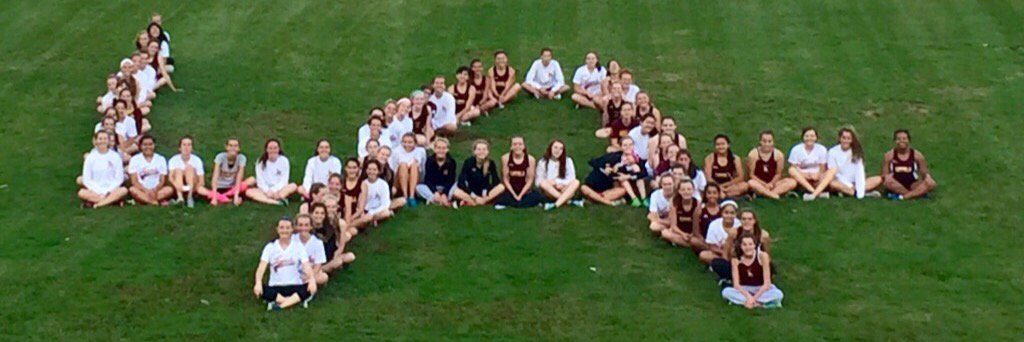 Loyola Girls' XCTF banner