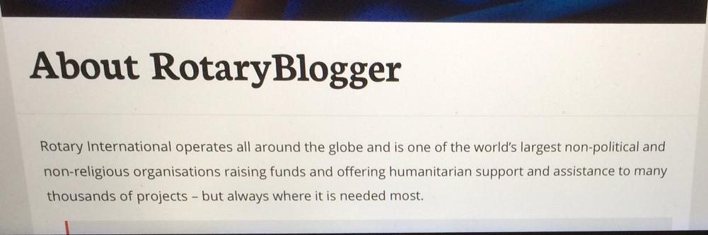 RotaryBlogger banner