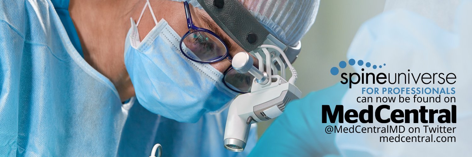 SpineUniverse for Surgeons & Spine Specialists banner