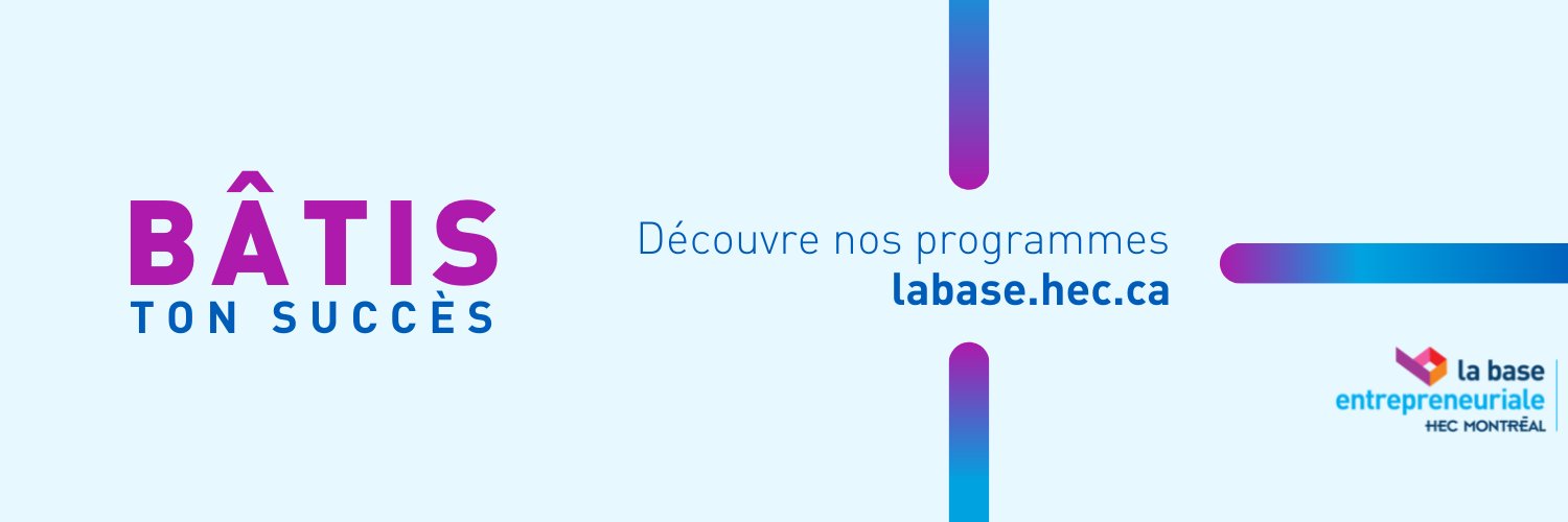 La base entrepreneuriale HEC Montréal banner