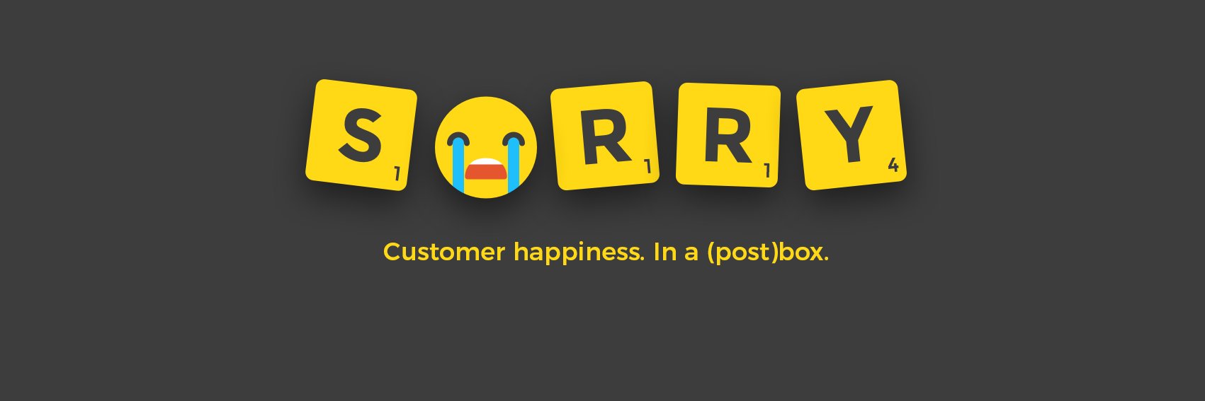 Sorry As A Service banner