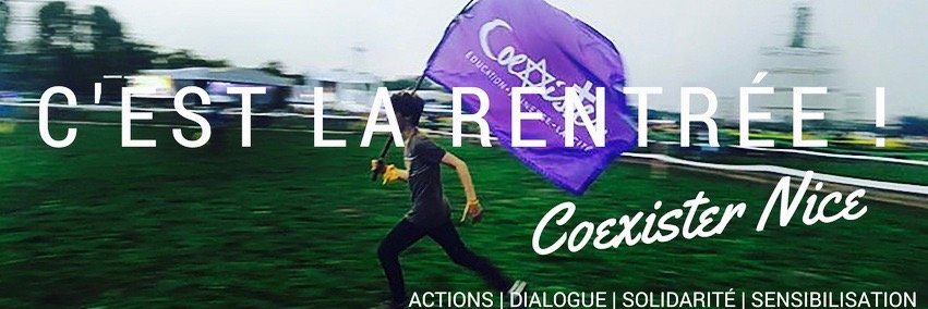 Coexister Nice banner
