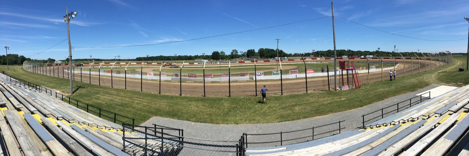 Millstream Speedway banner