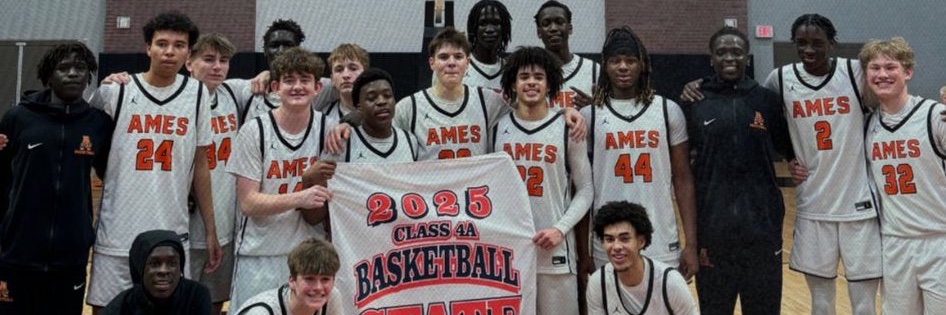 Ames High Hoops banner