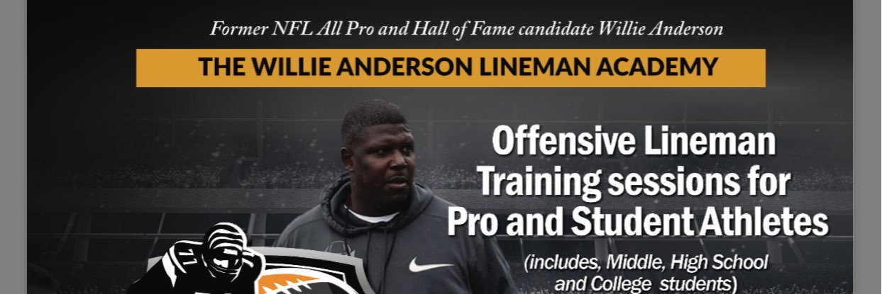 Willie Anderson's banner
