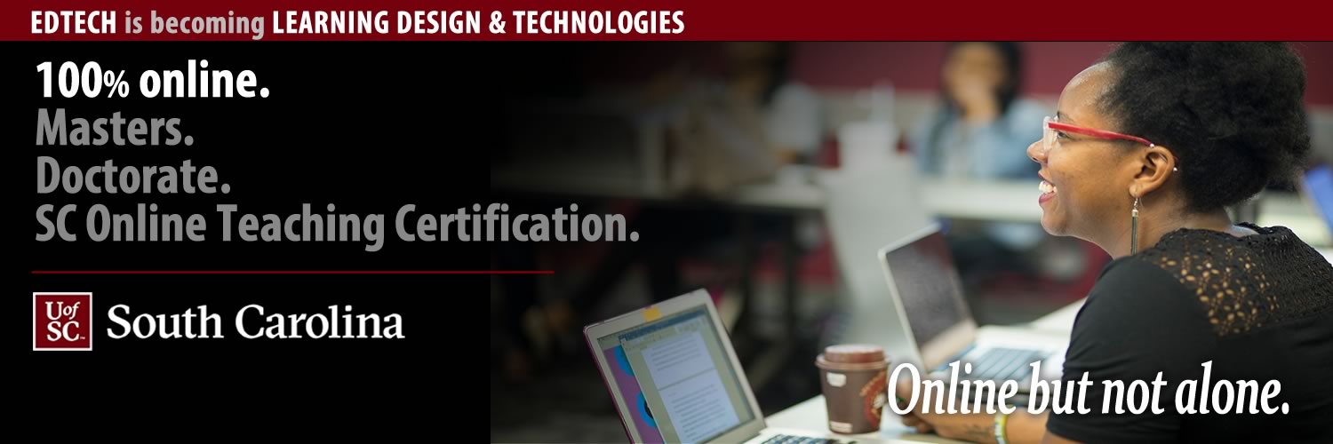 LD&T and EdTech at UofSC banner