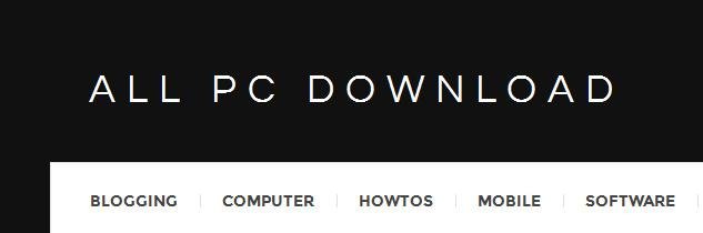 All PC Download banner