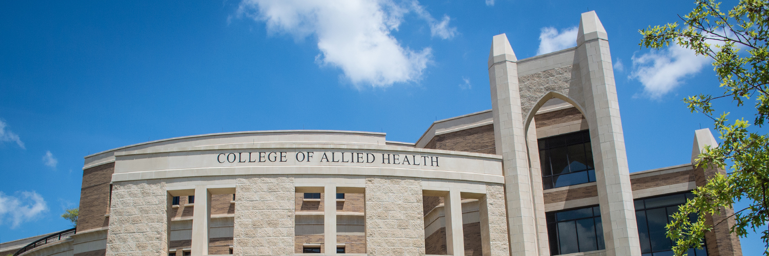 OU College of Allied Health banner