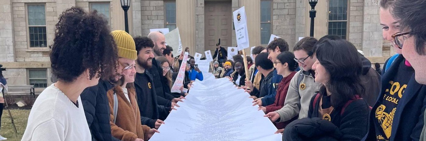 COGS/UE Local 896 banner