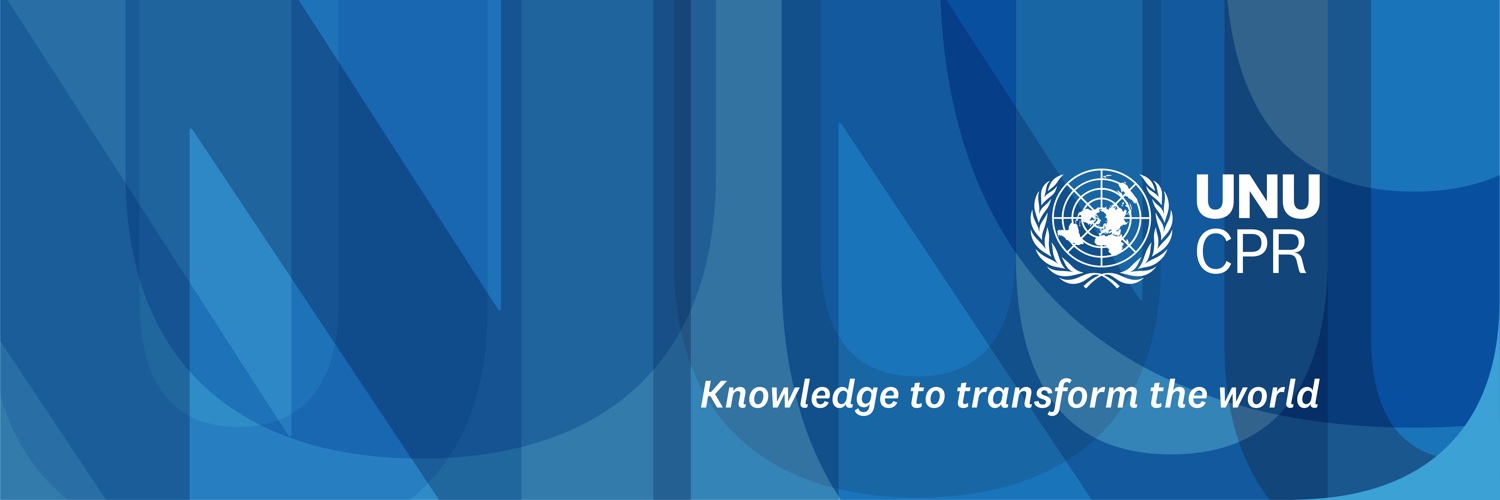 UN University Centre for Policy Research banner