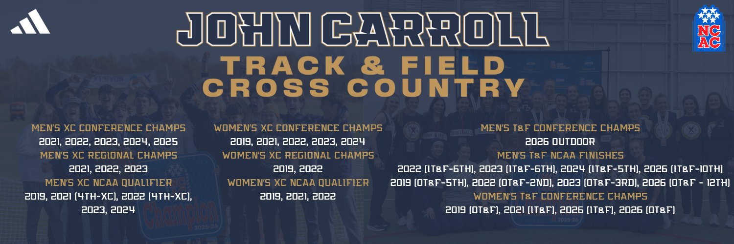 JCU Cross Country / Track&Field banner