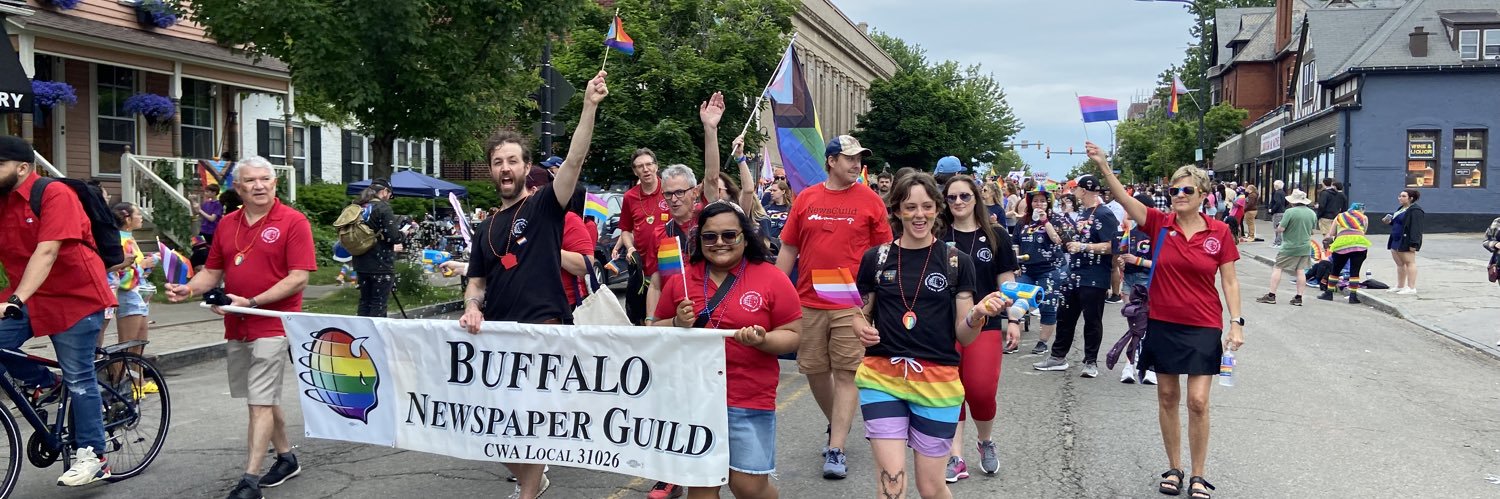 Buffalo Newspaper Guild's banner