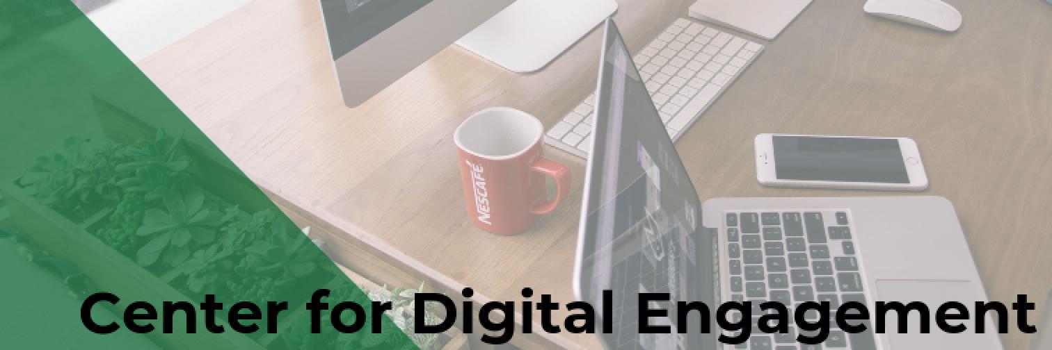Center for Digital Engagement banner