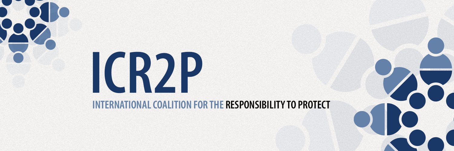 International Coalition for R2P banner