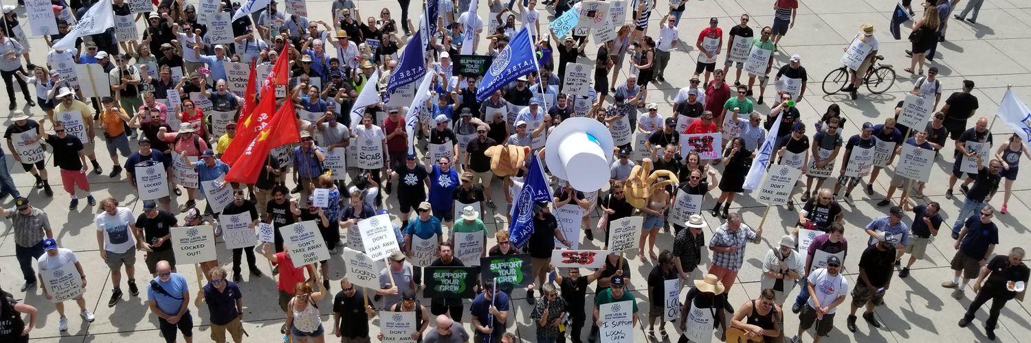 IATSE Local 58 banner