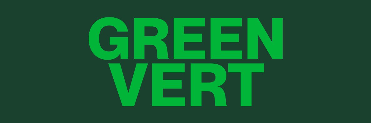 Green Party of Canada's banner
